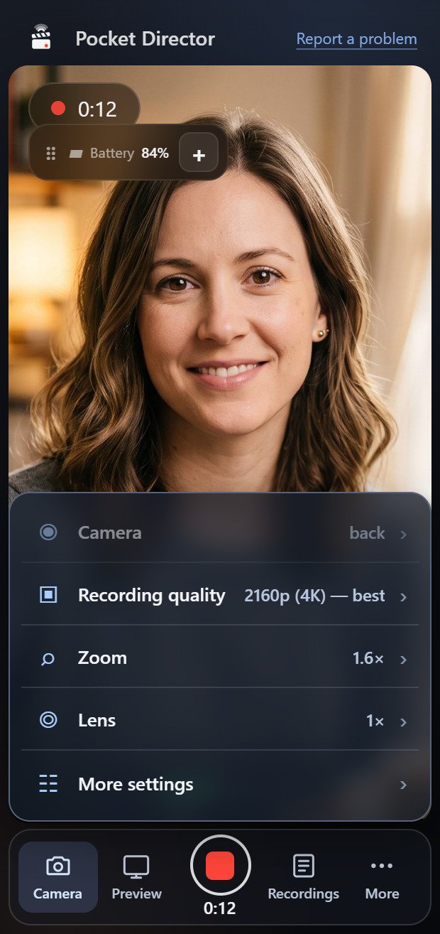 On a second phone